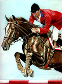 Jumper, Equine Art - Ian Millar and Big Ben